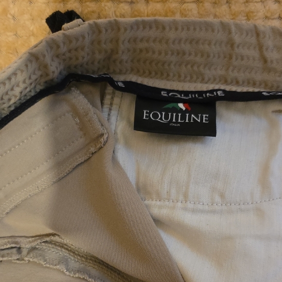 Equiline Women's Beige Riding Pants Size IT 44 - Picture 5 of 9